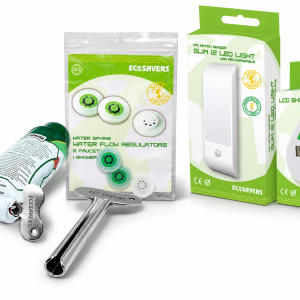 Duurzame energiebesparende productbundel cadeaupakket